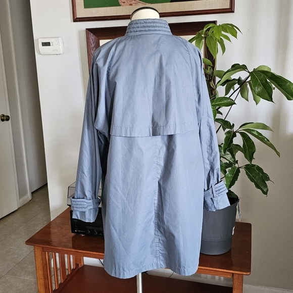 Misty Harbor vintage button-down light-weight short trench coat Size 10 - Picture 2 of 8